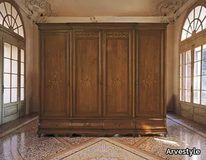 FENICE - Solid wood wardrobe with drawers _ Arvestyle