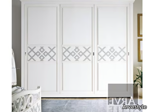 NAIMA - Solid wood wardrobe with sliding doors _ Arvestyle