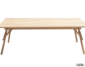 ATELIER - Rectangular oak table _ Askia