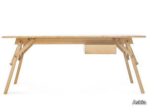 ATELIER - Oak writing desk with drawers _ Askia