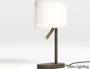VENN READER - LED zinc bedside lamp with fabric shade _ Astro Lighting