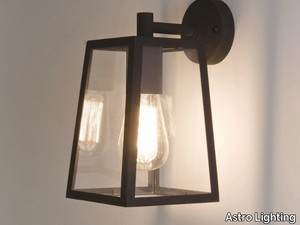CALVI - Glass and steel outdoor wall lamp _ Astro Lighting