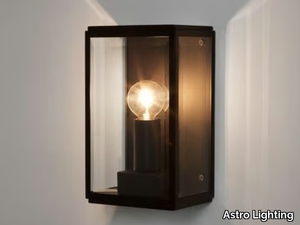 HOMEFIELD 130 - Glass and steel outdoor wall lamp _ Astro Lighting