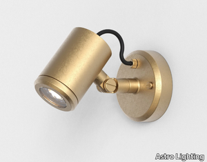 JURA SINGLE SPOT - LED adjustable brass Outdoor spotlight _ Astro Lighting