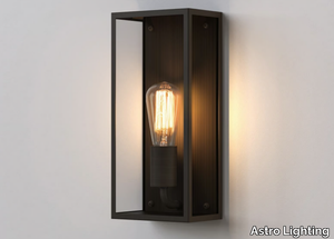 MESSINA 130 - Dimmable glass and steel outdoor wall lamp _ Astro Lighting