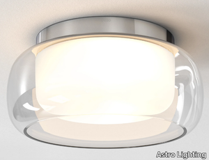 AQUINA CEILING 360 - LED glass and steel ceiling light _ Astro Lighting