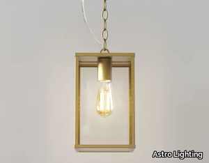 HOMEFIELD PENDANT - Suspension lamp in brass and glass _ Astro Lighting