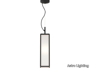 HARVARD PENDANT FROSTED - LED glass and steel outdoor pendant lamp _ Astro Lighting