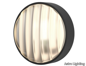 MONTREAL ROUND - Glass and aluminium outdoor wall lamp _ Astro Lighting