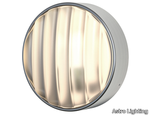MONTREAL ROUND - Glass and Stainless Steel outdoor wall lamp _ Astro Lighting
