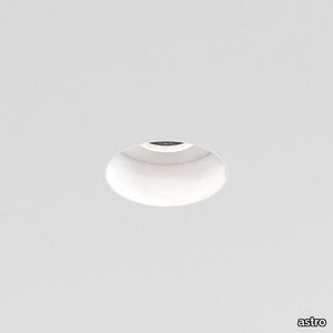 Trimless Round Fixed Matt White