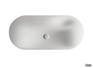 DELANO - Oval ceramic washbasin _ Axa