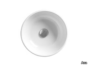 NORMAL - Countertop ceramic handrinse basin round _ Axa