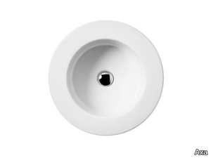 SKYLAND - Inset round ceramic washbasin _ Axa