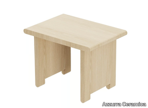 FRANKY - Solid wood bathroom stool _ Azzurra Ceramica