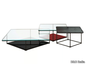 LEMANTE - Square metal coffee table _ B&B Italia