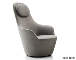 HARBOR - Fabric armchair with headrest high-back _ B&B Italia