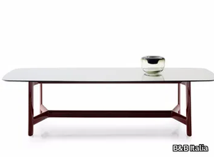 ALEX - Rectangular marble table _ B&B Italia