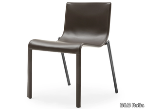 MJNA - Tanned leather chair _ B&B Italia