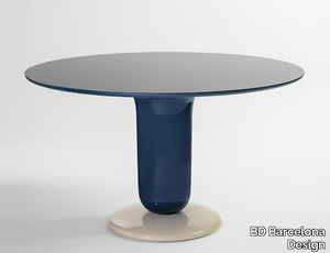 EXPLORER Nº4 - Round glass-fibre table _ BD Barcelona Design