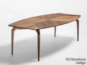 GAULINO - Barrel-shaped wooden dining table _ BD Barcelona Design