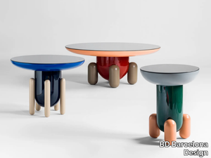 EXPLORER - Round glass-fibre coffee table _ BD Barcelona Design