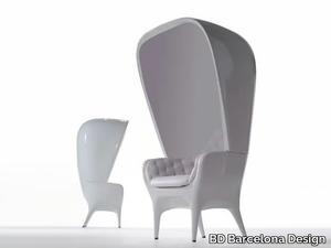 SHOWTIME - Polyethylene armchair high-back _ BD Barcelona Design