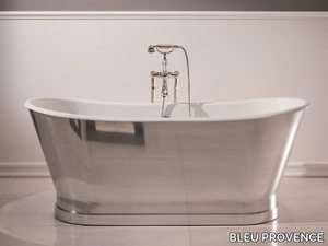 ANTICA STEEL - Freestanding steel bathtub _ BLEU PROVENCE