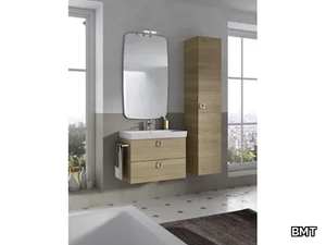 JUPITER 08 - Wall-mounted vanity unit with mirror _ BMT