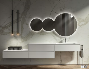 SWING 4.02 - Wall-mounted vanity unit with mirror _ BMT