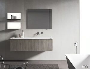 XFLY 08 - Wall-mounted vanity unit with mirror _ BMT