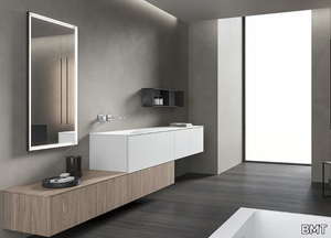 XFLY 11 - Wall-mounted vanity unit with mirror _ BMT