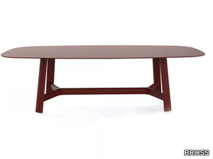 RIVER - Rectangular wooden table _ BROSS