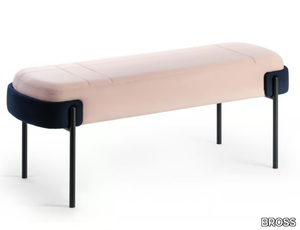 WAM - Upholstered fabric bench _ BROSS