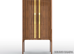 VENUS - Walnut highboard with doors _ BRUNO ZAMPA