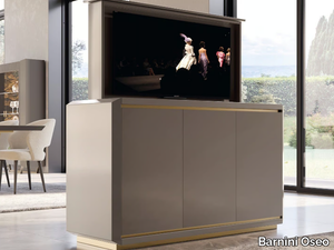 ROBERTO BARNINI - Honeycomb TV cabinet with doors _ Barnini Oseo