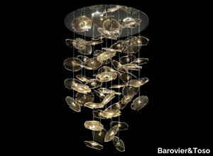 EXAGON - Venetian crystal pendant lamp _ Barovier&Toso