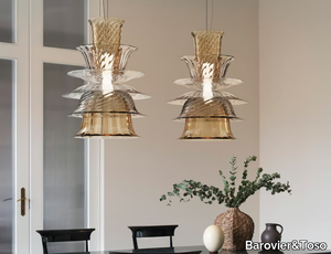 CAMPANULA - Venetian crystal pendant lamp _ Barovier&Toso