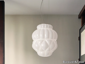 VALLONNÉ OPALE - Venetian crystal pendant lamp _ Barovier&Toso