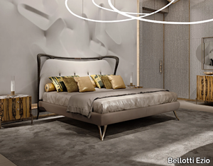 CRONO - Ash double bed with tufted headboard with upholstered headboard _ Bellotti Ezio