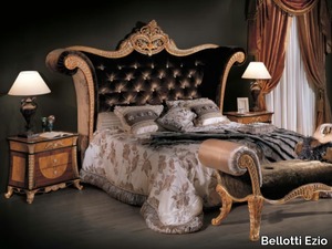 3131 - Velvet double bed with tufted headboard _ Bellotti Ezio