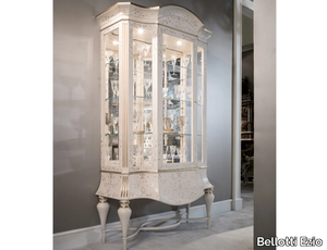 1433 - Wood and glass display cabinet with integrated lighting _ Bellotti Ezio