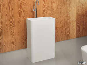 BETTEART MONOLITH - Freestanding enamelled steel washbasin _ Bette