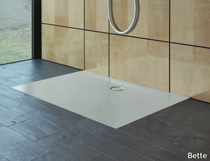 BETTEFLOOR SIDE - Flush fitting rectangular enamelled steel shower tray _ Bette