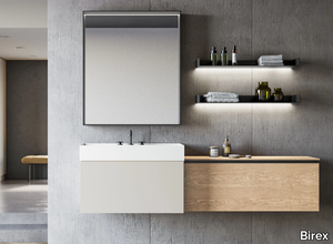 LAPIS COMP. 2 - Single wall-mounted vanity unit with drawers _ Birex