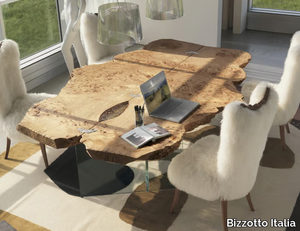 SIDNEY - Rectangular wooden dining table _ Bizzotto Italia