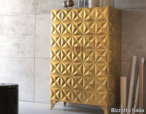 DIAMOND - Storage bathroom cabinet with doors _ Bizzotto Italia