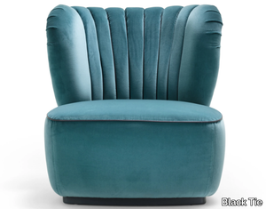 AMELIA - Fabric easy chair _ Black Tie