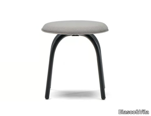 BOWLER - Low fabric stool with integrated cushion _ Blasco&Vila