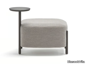 RC WOOD - Upholstered square fabric pouf _ Blasco&Vila